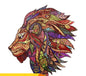Lion King Wooden Jigsaw Puzzle Factory LION Wooden Shaped Animal Jigsaw Puzzle Toy Carton Wooden Box Packaging Can Be Customi