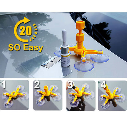 Car Repair Kit Car Window Glass Scratch Crack Restore Repair Tool Car Window Screen Polishing Polishing 1616364599509