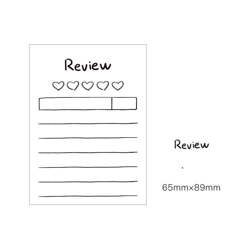Memo Pad For Girls' Day Plan Memo Pad Tearable Post-It Notes - 图片 7