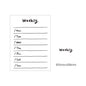 Memo Pad For Girls' Day Plan Memo Pad Tearable Post-It Notes - 图片 3