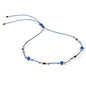 Bohemian Holiday Style Anklet Color Rice Bead Wax Thread Beaded Anklet