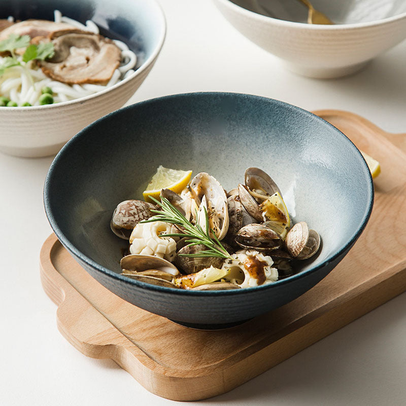 European Style Hotel Restaurant Big Dish Creative Ramen Beef Noodle Ceramic Bowl 1616570387673