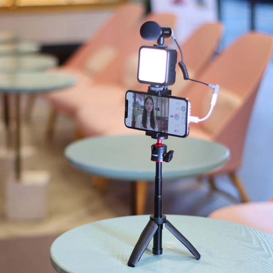 Mobile Phone Vlog Selfie Stick Short Video Live Fill Light Bracket - 图片 5