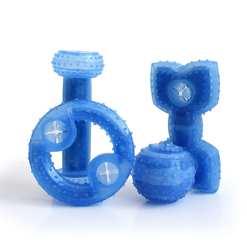 Dog Cooling Toy Puppy Teething Ring Freeze Dogs Chew Toy For Summer Tough Durable Pet Toys 1616665809281