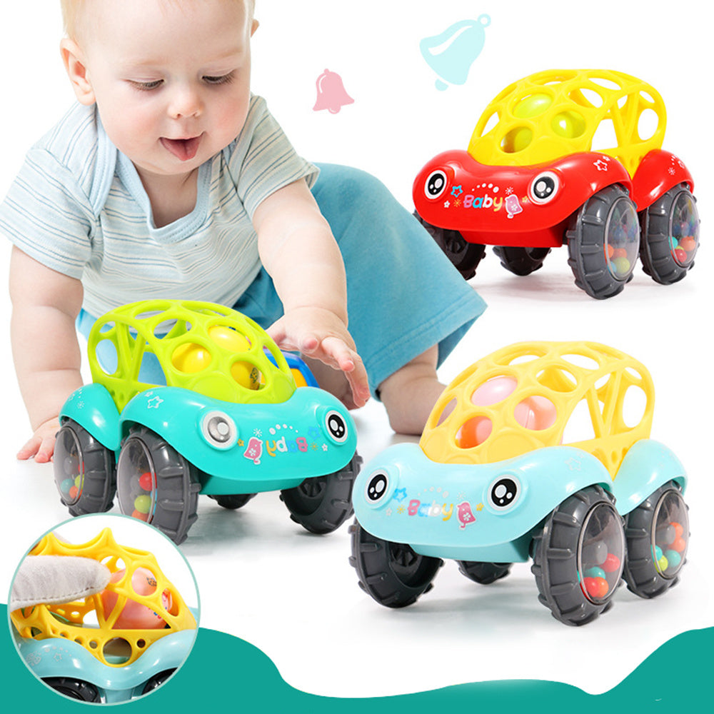 Bobo Car Baby Bell Grip Soft Toy Baby Teether Hand Catch Ball 1616739246863