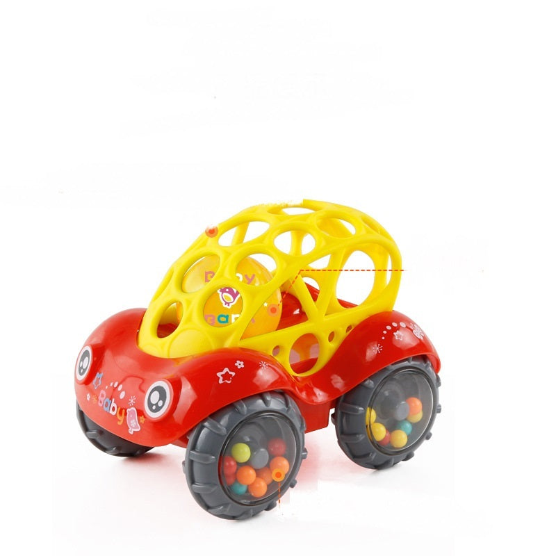 Bobo Car Baby Bell Grip Soft Toy Baby Teether Hand Catch Ball 1616739376359