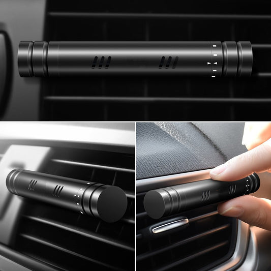 Car Air Outlet Aromatherapy Clip Car Air Conditioner Aluminum Alloy Fragrance Car Solid Balm Fragrance Stick 1616741646575