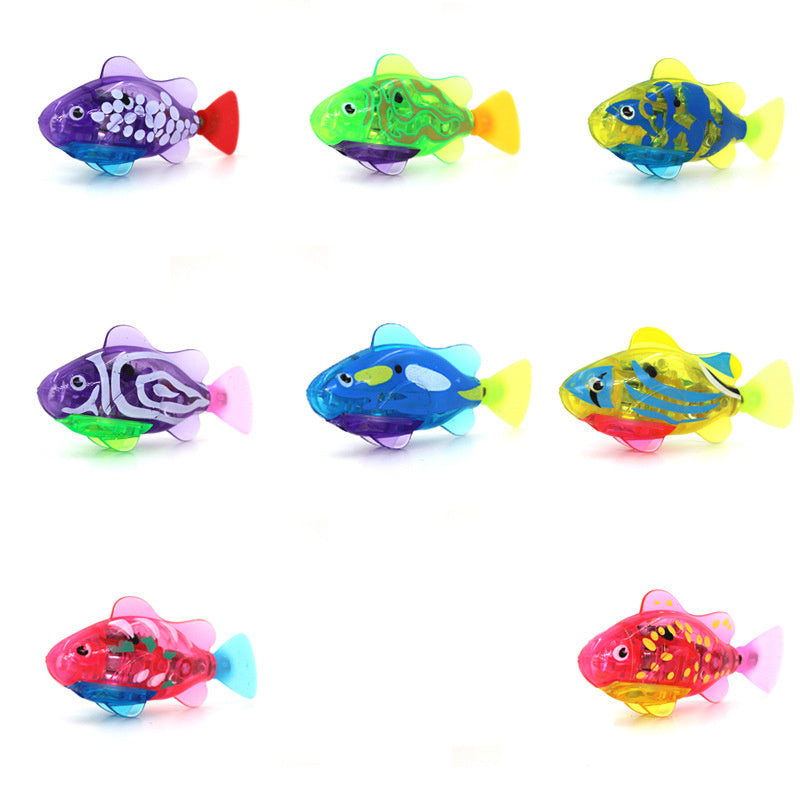 Cat Interactive Electric Fish Water Toy For Indoor Play Swimming Robot Fish Toys For Cat Dog Pet Baby Swimmer Bath Robofish T