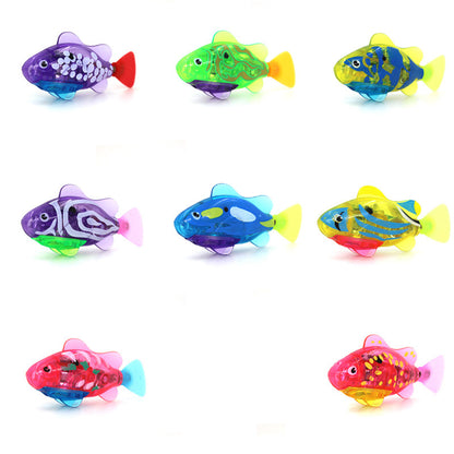 Cat Interactive Electric Fish Water Toy For Indoor Play Swimming Robot Fish Toys For Cat Dog Pet Baby Swimmer Bath Robofish T