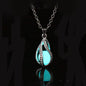 Gifts For Girlfriends And Girlfriends Luminous Pendant Spiral Openable Hollow Necklace Luminous Beads Pendant Moonstone 16167