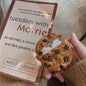 Compatible with Apple, Simulation Chocolate Chip Cookie Airpods Protective Cover 1616764664772
