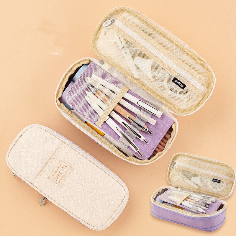 Stationery Bag Student Pencil Case Junior High School - 图片 13