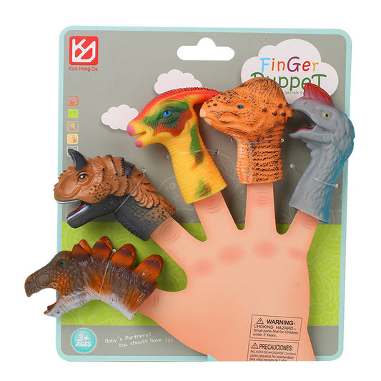 Children's Finger Dinosaur Doll Tyrannosaurus Model 1616926747532