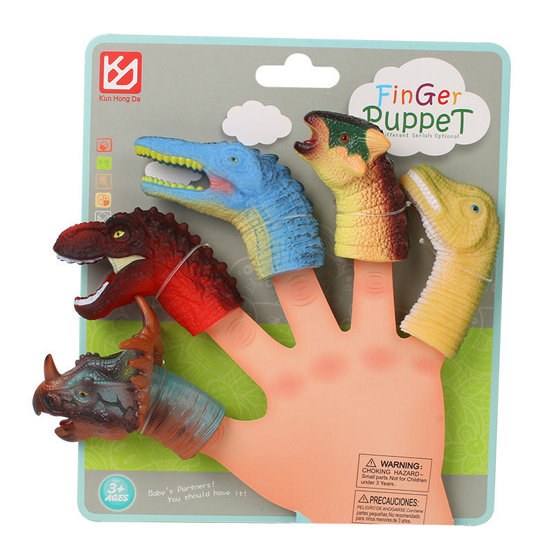 Children's Finger Dinosaur Doll Tyrannosaurus Model 1616926747538