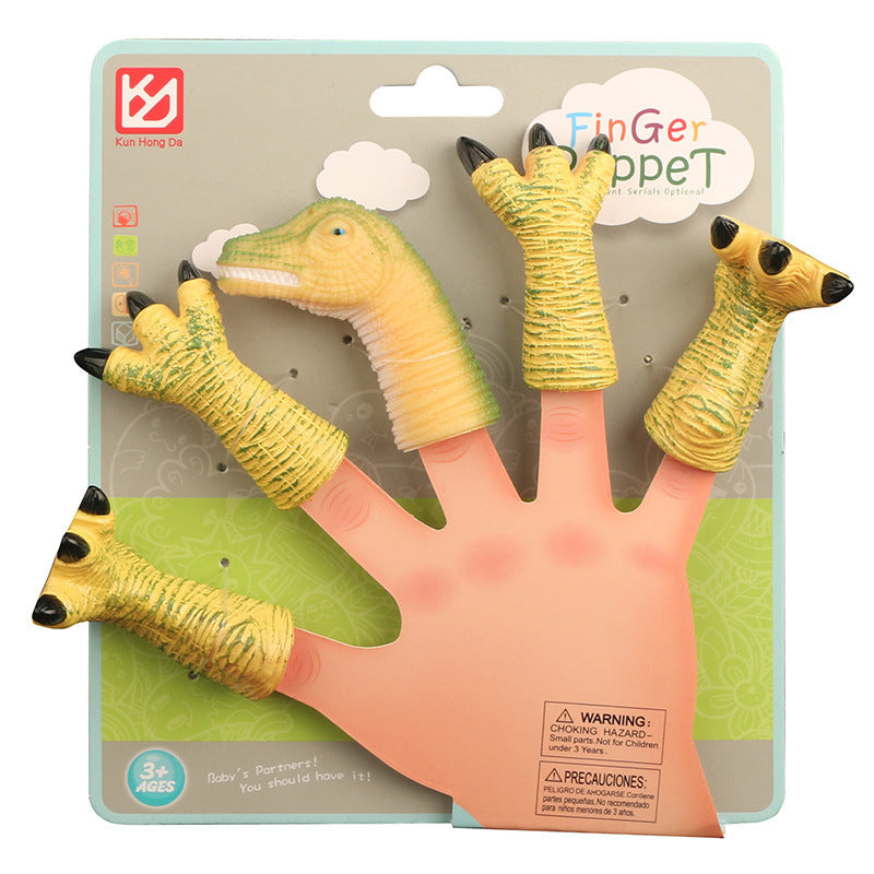 Children's Finger Dinosaur Doll Tyrannosaurus Model 1616926747550