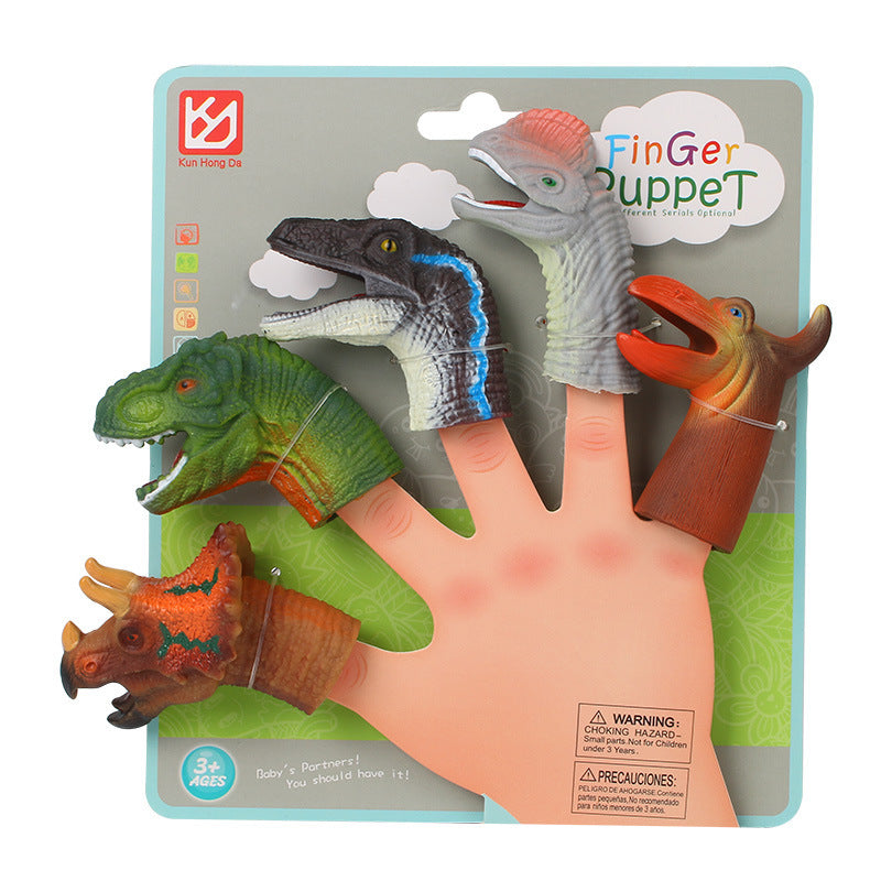 Children's Finger Dinosaur Doll Tyrannosaurus Model 1616926747557