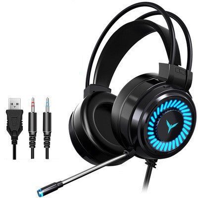 King G60 Gaming Headphones Gaming Wired 7.1 Channel Eating Chicken Desktop Computer Notebook Headset 1617000823249