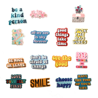 40 Inspirational English Graffiti Stickers Trolley Case Laptop Stickers Cartoon Series Waterproof Stickers - HD Wireless Product #3