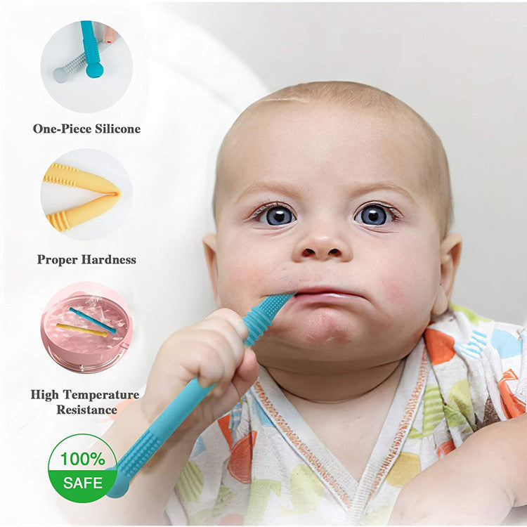 Baby Teether Silicone Hollow Teething Tube 1617162283504