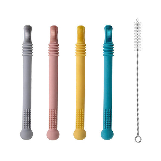 Baby Teether Silicone Hollow Teething Tube 1617162283506