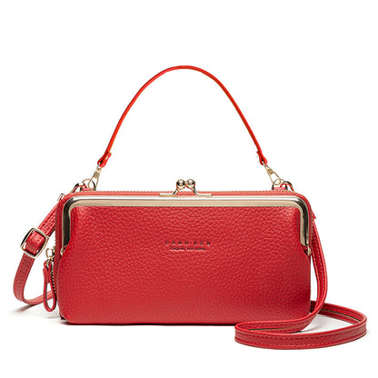 Horizontal Korean Ladies Messenger Bag Multifunctional Mini Clutch Clutch 1617170770674