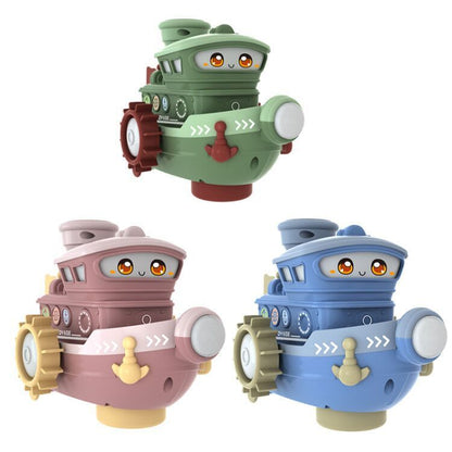 Electric Water Rotating Spray Ship Toys Cartoon Boat Funny Baby Bath Toys 1617173148663