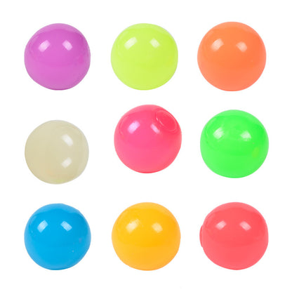 The Same Luminous Ceiling Ball Vibrato Fluorescent Sticky Target Ball Children's Sticky Wall Ball 1617174850650