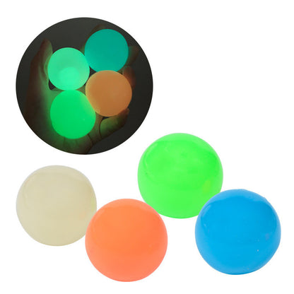 The Same Luminous Ceiling Ball Vibrato Fluorescent Sticky Target Ball Children's Sticky Wall Ball 1617174850652