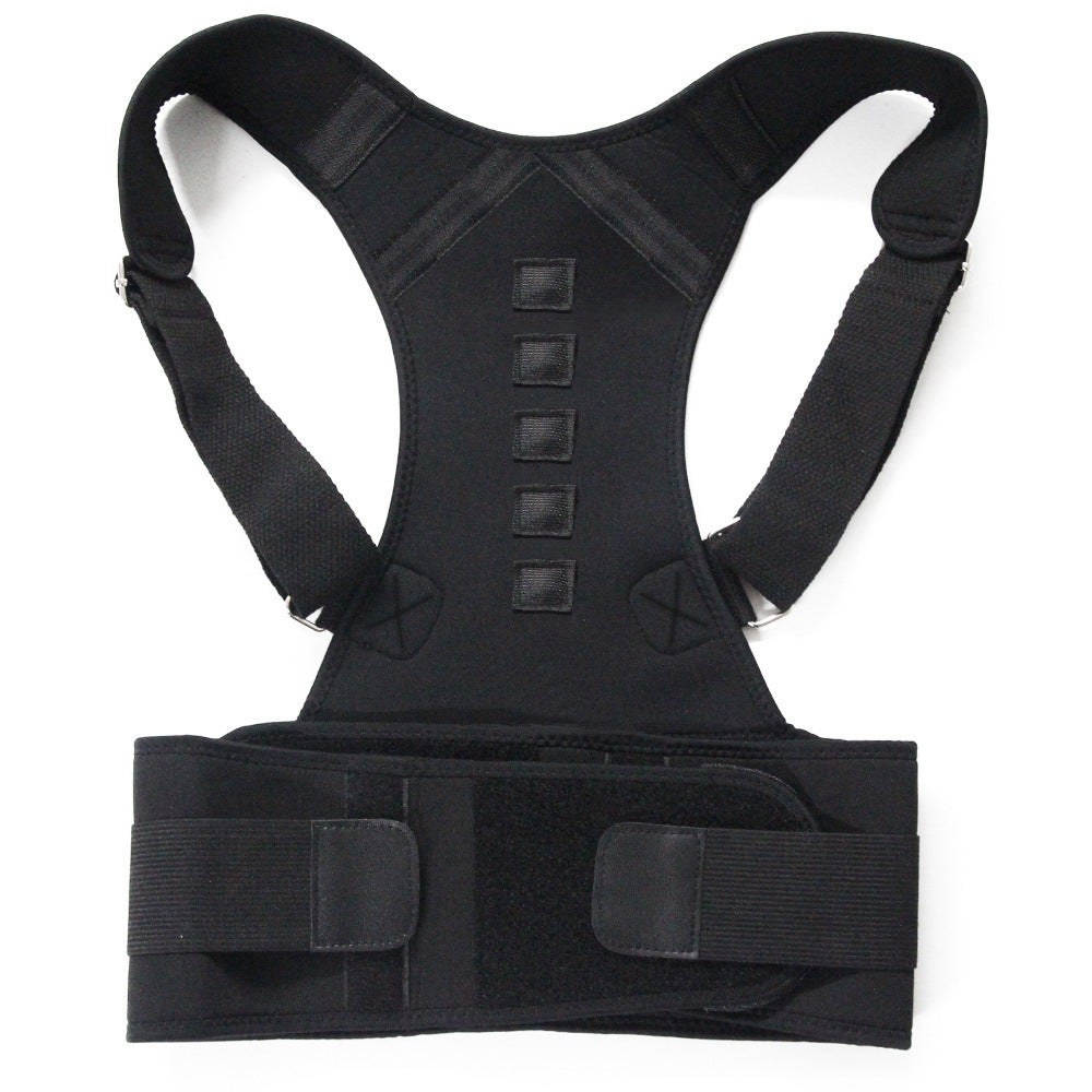 Adjustable Magnetic Posture Corrector Corset Back Men Body Shaper Brace Back Shoulder Belt Lumbar Support 1617176216611