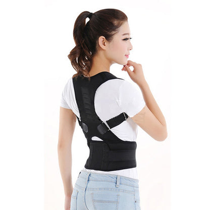 Adjustable Magnetic Posture Corrector Corset Back Men Body Shaper Brace Back Shoulder Belt Lumbar Support 1617176216615