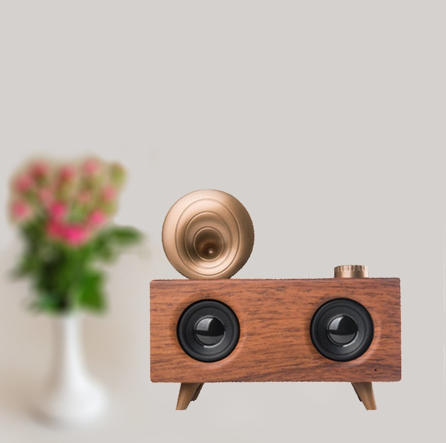 Home Wireless Horn Flower Bluetooth Speaker 1617179663220