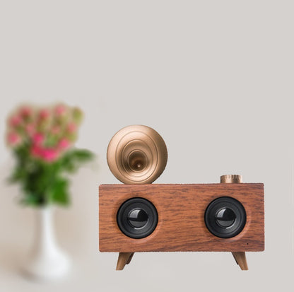 Home Wireless Horn Flower Bluetooth Speaker 1617179663220
