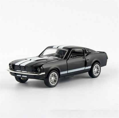 Mustang  Door Pull Back Alloy Car Alloy Toy Car Model 1617184069574