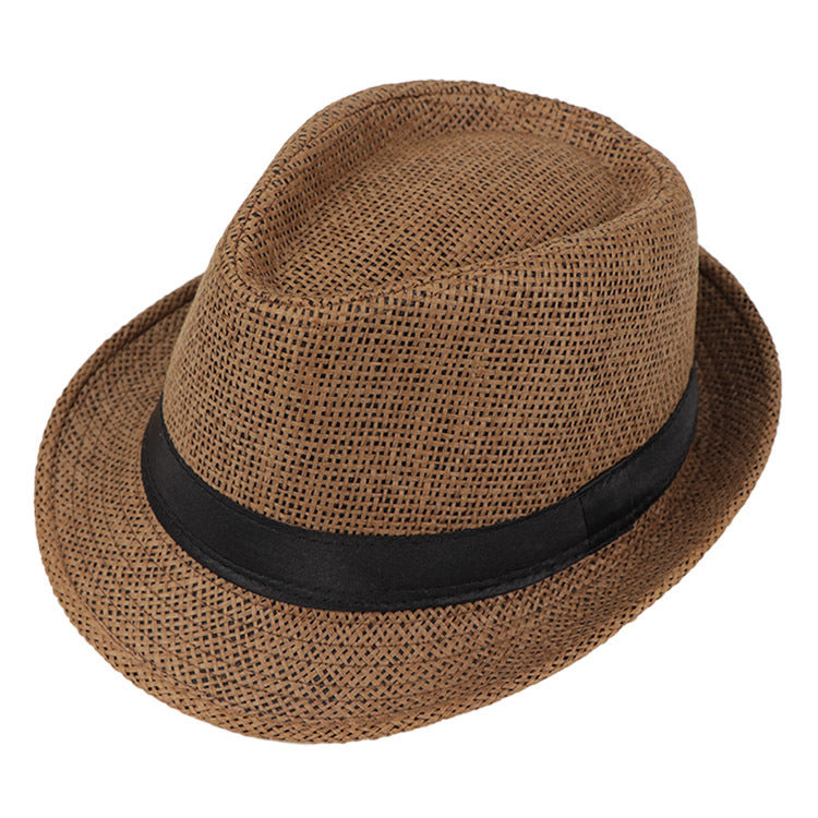 Monofilament Straw Hat Solid Color Parent-child 1617185894276