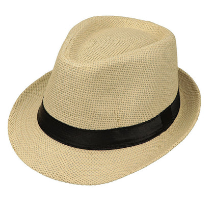 Monofilament Straw Hat Solid Color Parent-child 1617185894282