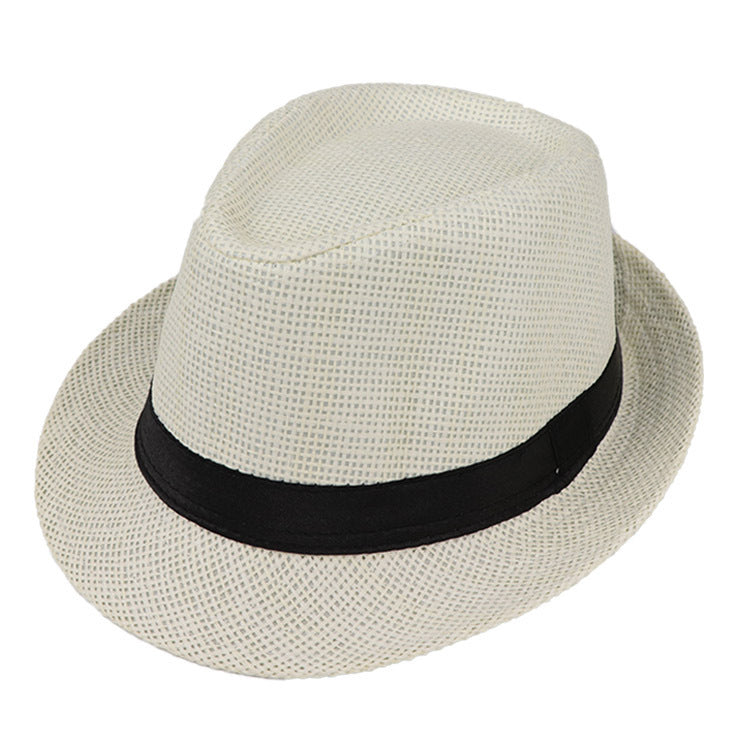Monofilament Straw Hat Solid Color Parent-child 1617185894291