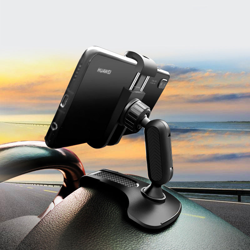 Multifunctional Car Dashboard Rearview Mirror Sun Visor Mobile Phone Holder - 图片 2
