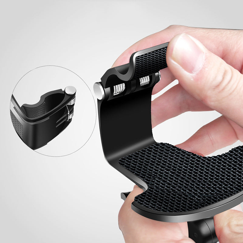 Multifunctional Car Dashboard Rearview Mirror Sun Visor Mobile Phone Holder - 图片 3