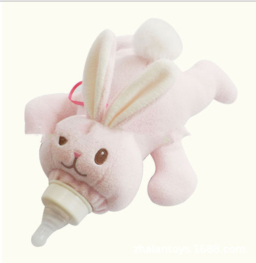 Plush Milk Bottle Cover Animal Model Duck Mother Baby Heat Preservation Product Feeding Artifact 1617245412208