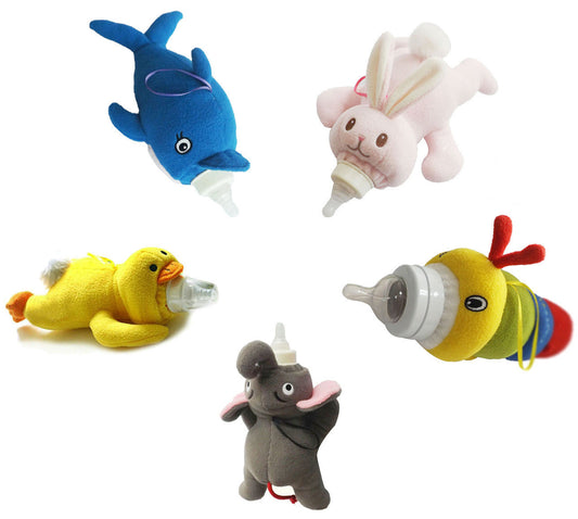Plush Milk Bottle Cover Animal Model Duck Mother Baby Heat Preservation Product Feeding Artifact 1617245412212