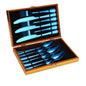 Stainless Steel Steak Cutlery Set Western Cutlery Cutlery Set Gift Box Wooden Box Cutlery 1617256597469