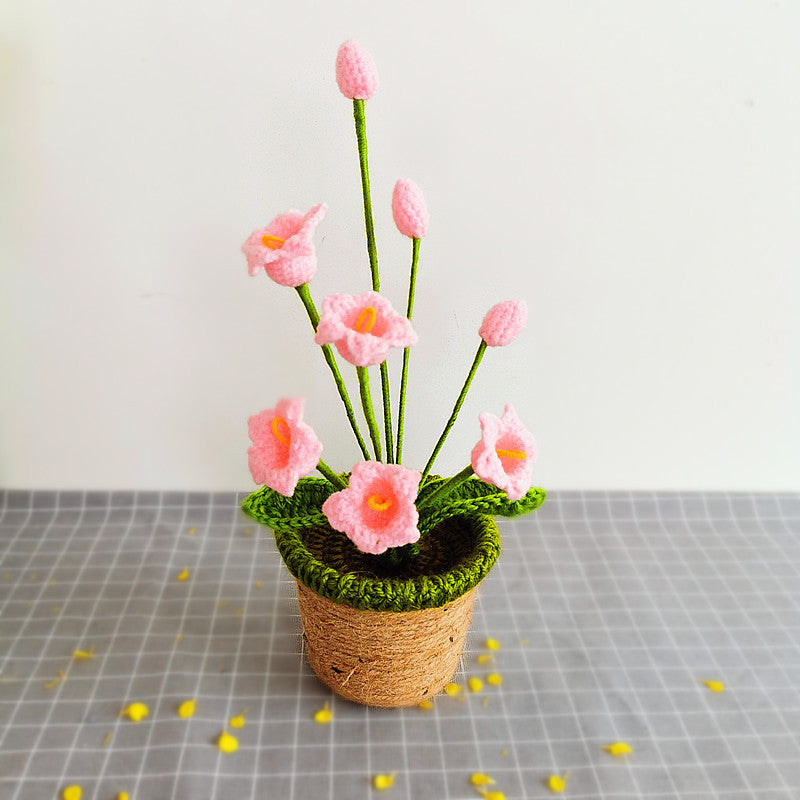 Handmade Sunflower Rose Flower Plush Plant Home Bedroom Decoration Christmas Valentine's Day Gift 1617256841465