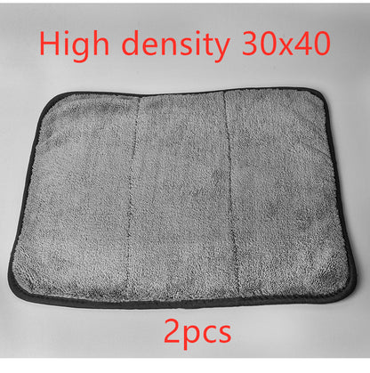 Absorbent double-sided velvet thickened car wash towel 1617288116282