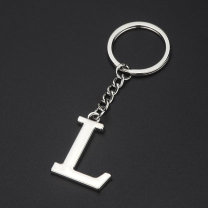 English Alphabet Keychain Keychain Personal Name Letter Pendant 1617333040392