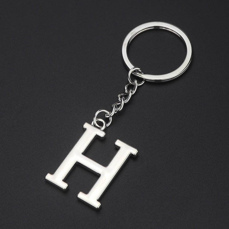 English Alphabet Keychain Keychain Personal Name Letter Pendant 1617333040395
