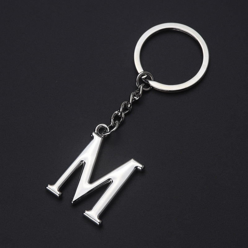 English Alphabet Keychain Keychain Personal Name Letter Pendant 1617333040672