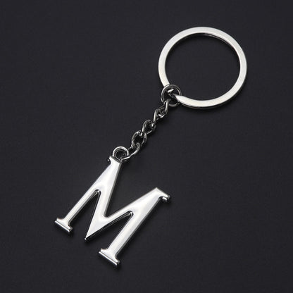 English Alphabet Keychain Keychain Personal Name Letter Pendant 1617333040672