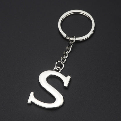 English Alphabet Keychain Keychain Personal Name Letter Pendant 1617333040958