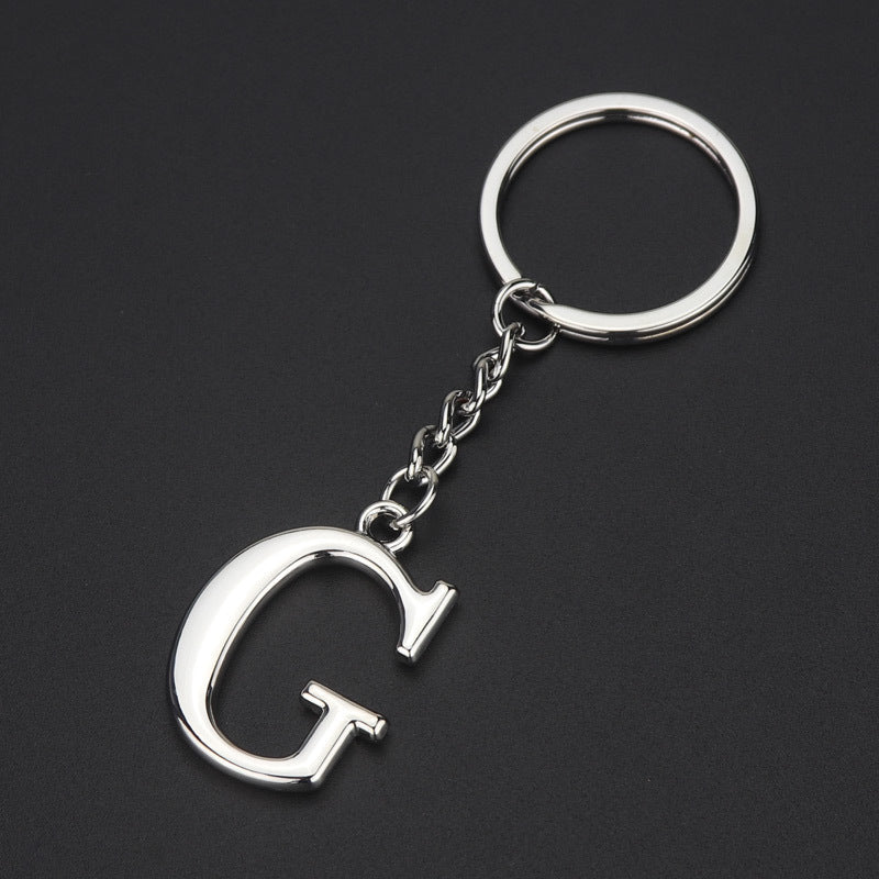 English Alphabet Keychain Keychain Personal Name Letter Pendant 1617333040971