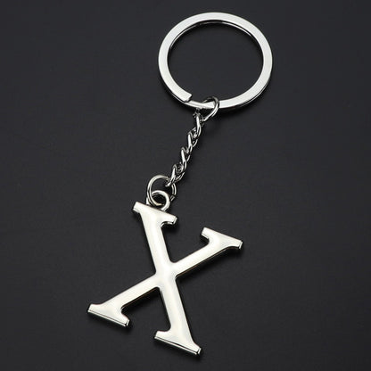 English Alphabet Keychain Keychain Personal Name Letter Pendant 1617333041242